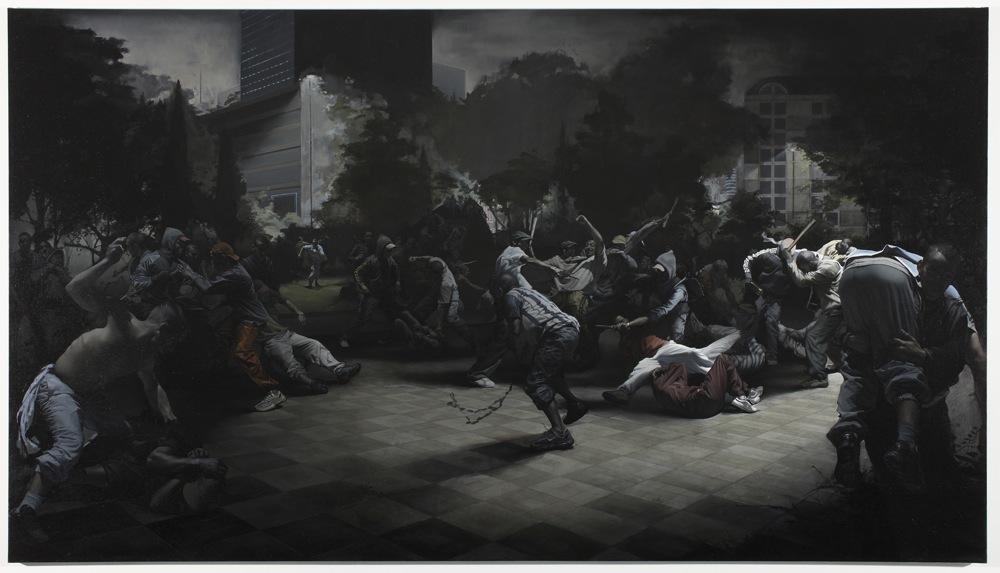  Untitled by Guillaume Bresson oil on canvas, 170 x 300 cm, 2008 Bourouina Gallery 