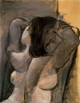 "Desnudo femenino". Picasso. 1941
